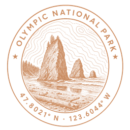 Seek The Epic destination patch — Olympic — Ruby Beach