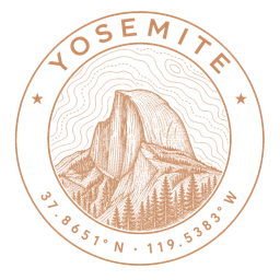Seek The Epic destination patch — Yosemite — Half Dome